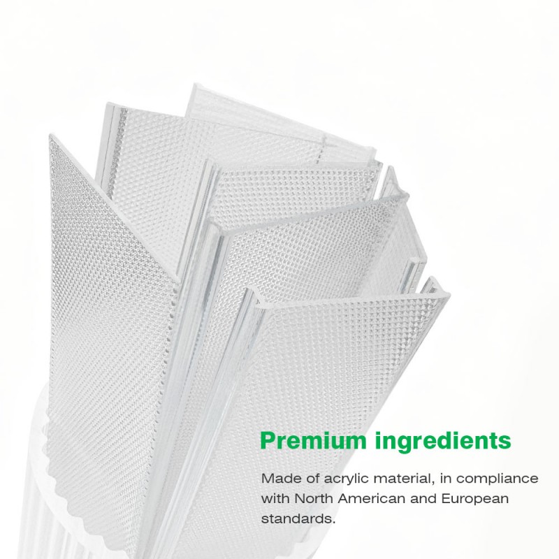 Polykarbonátové embosované extrudované tienidlo