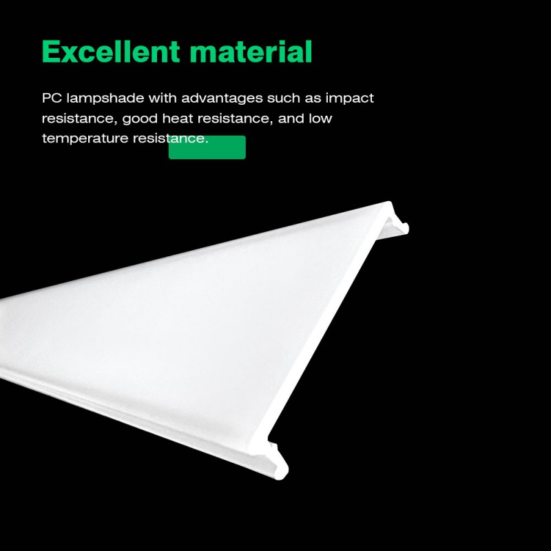 Polykarbonátové extrudované matné tienidlo na lampu