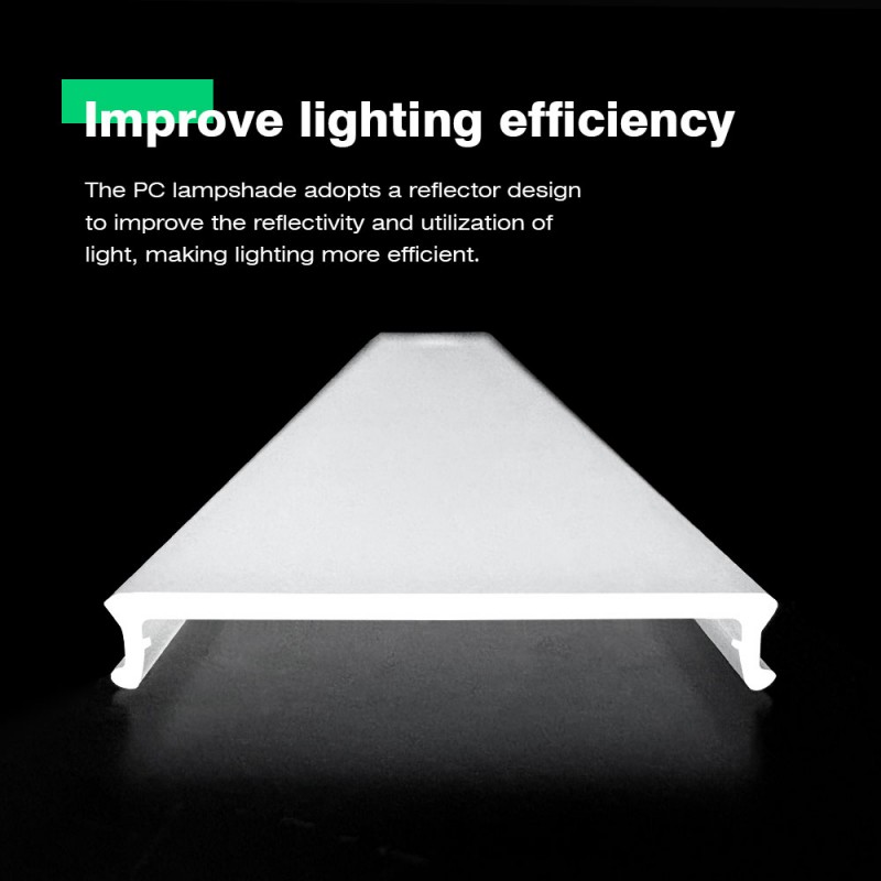 Polykarbonátové extrudované matné tienidlo na lampu