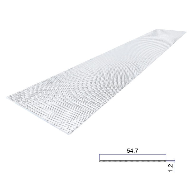 Tienidlo s extrudovaným polykarbonátovým hranolom Tienidlo s extrudovaným polykarbonátovým hranolom